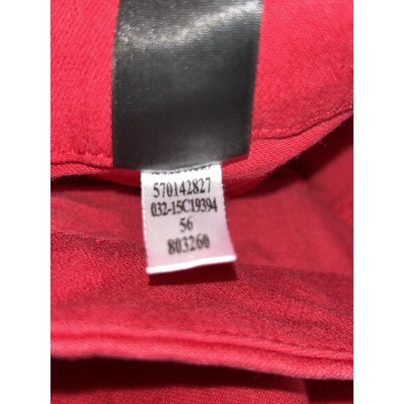 Chicos Sz 3 (16) Red So Slimming Girlfriend Ankle Jeans Pants Stretch EUC - Picture 12 of 12